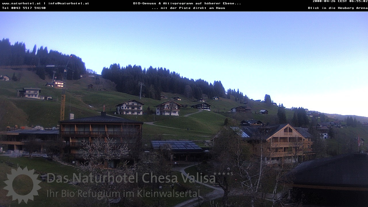 Archived image Webcam Chesa Valisa Oberhirschegg