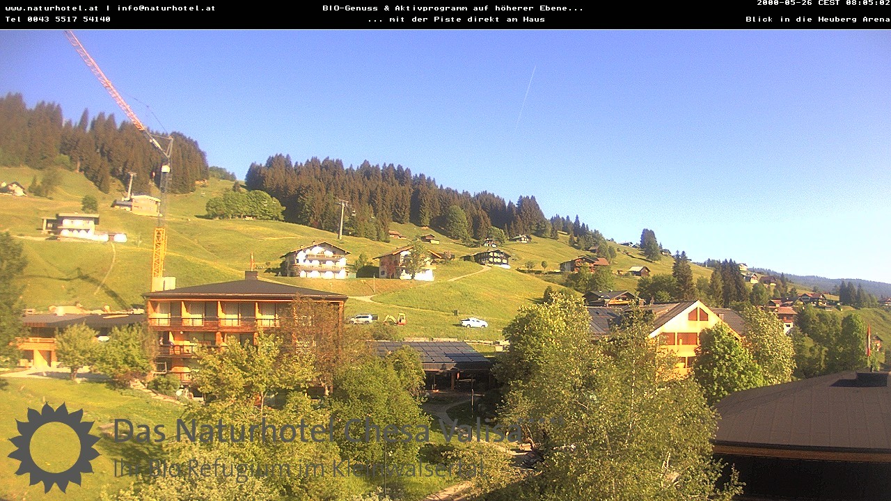 Archived image Webcam Chesa Valisa Oberhirschegg