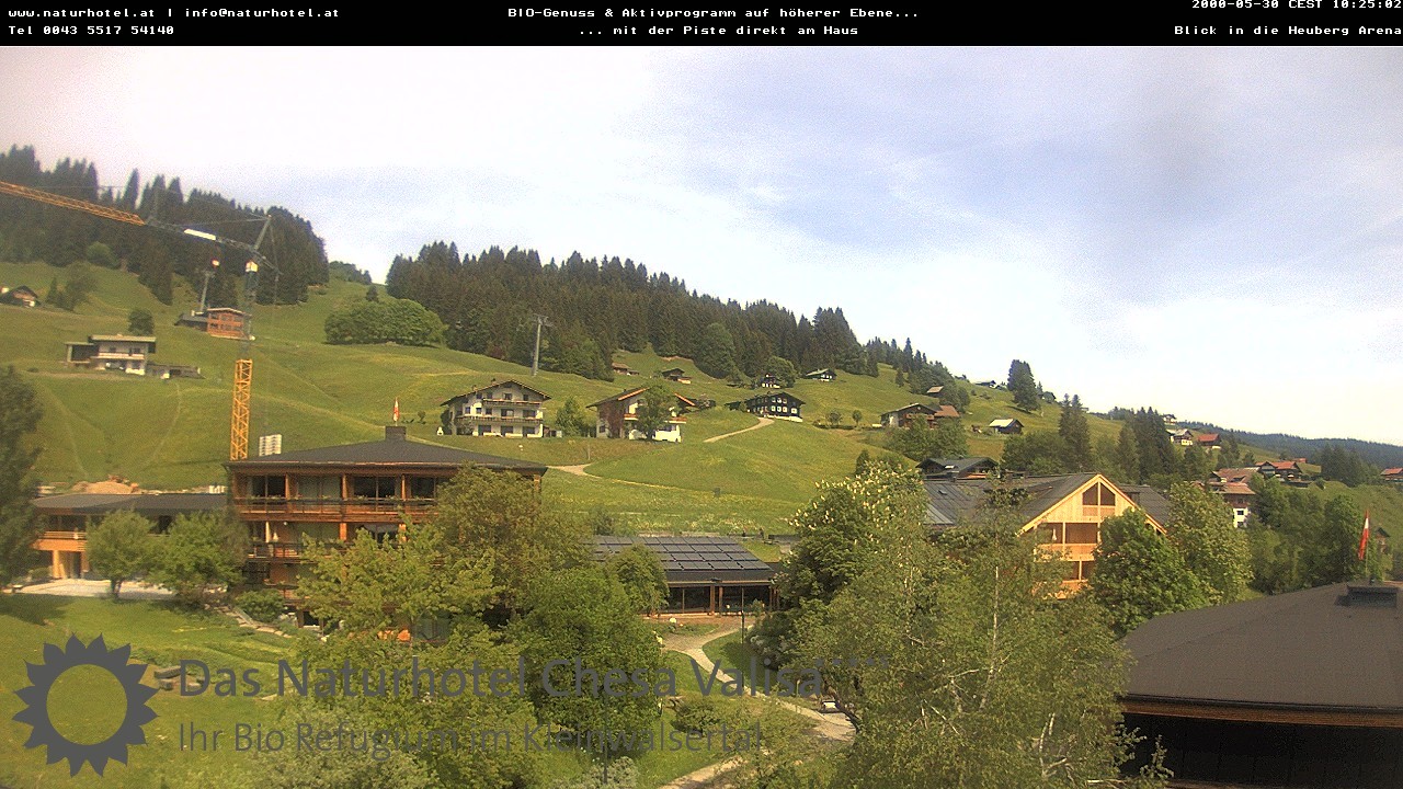 Archived image Webcam Chesa Valisa Oberhirschegg