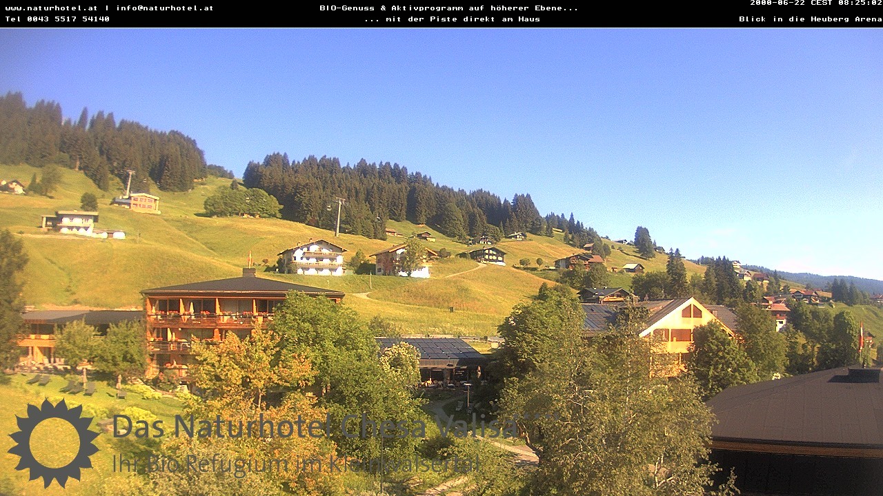 Archived image Webcam Chesa Valisa Oberhirschegg