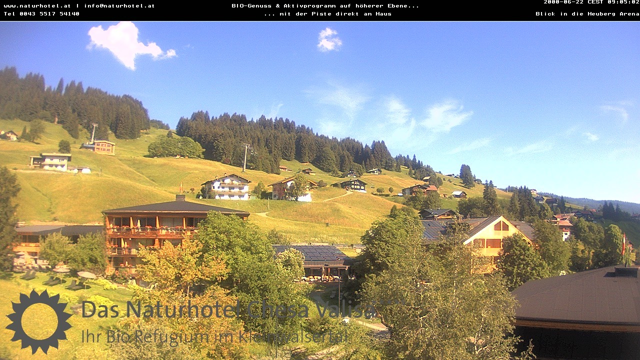 Archived image Webcam Chesa Valisa Oberhirschegg