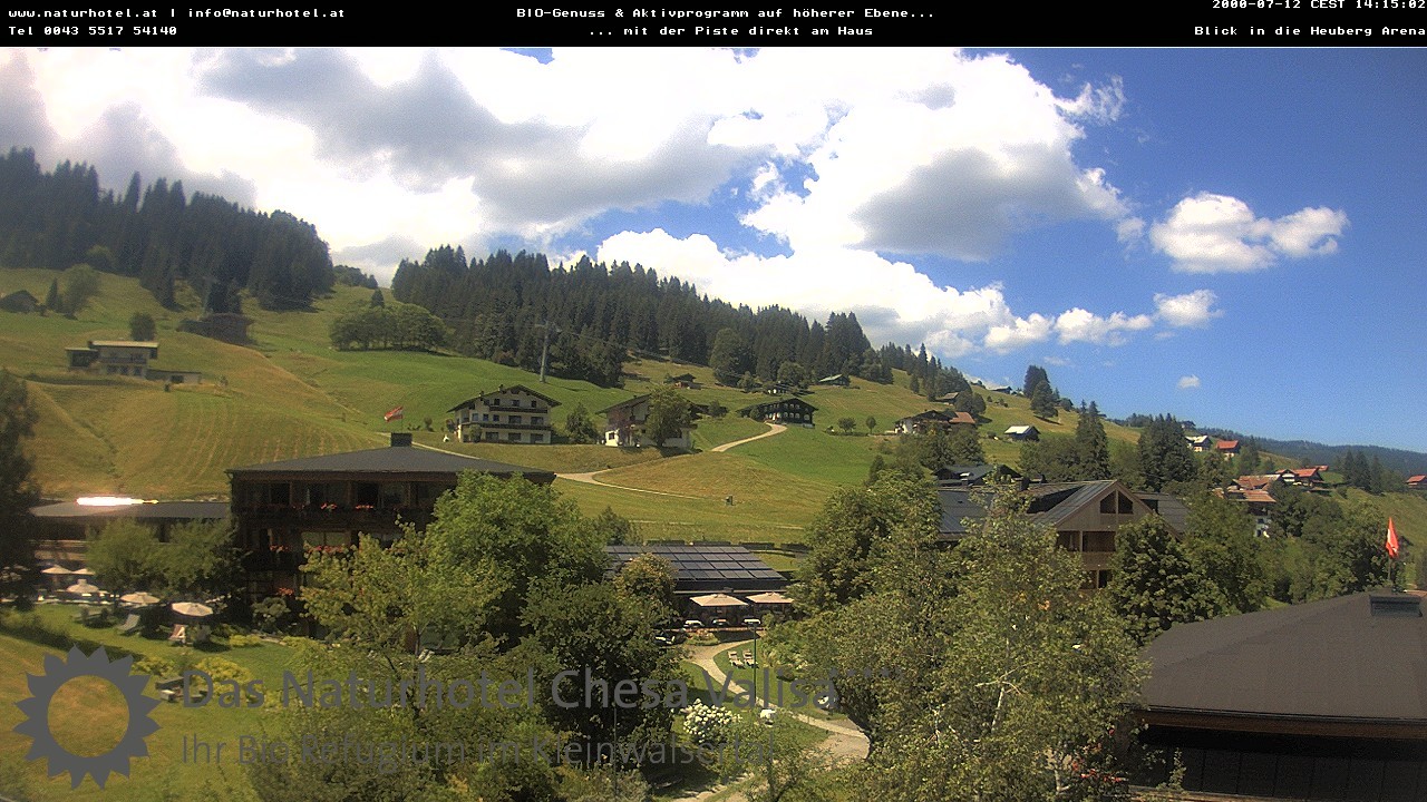Archived image Webcam Chesa Valisa Oberhirschegg