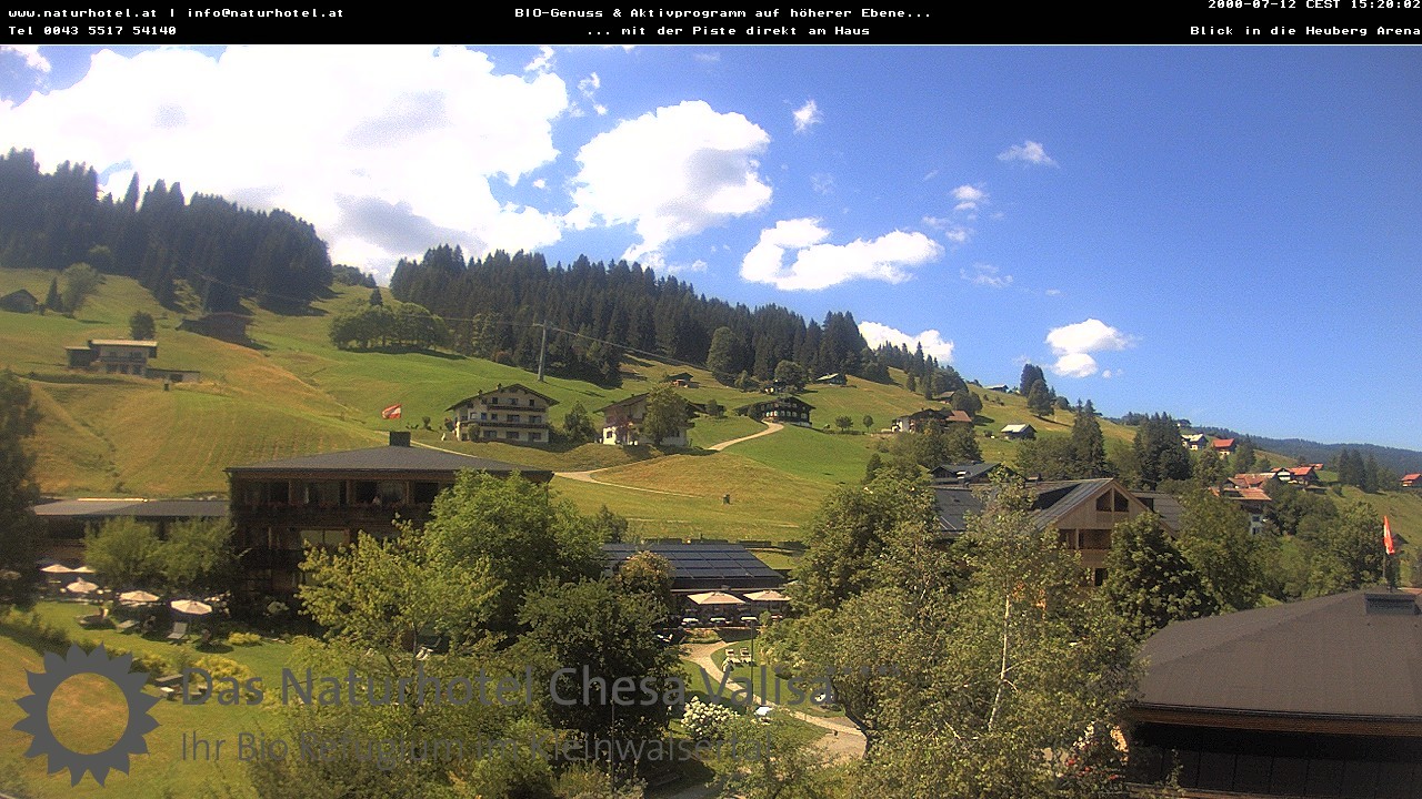 Archived image Webcam Chesa Valisa Oberhirschegg