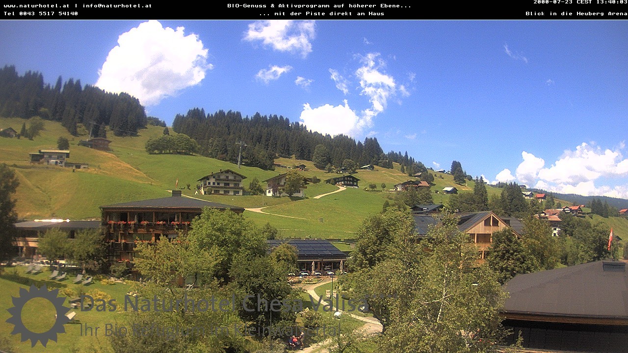 Archived image Webcam Chesa Valisa Oberhirschegg