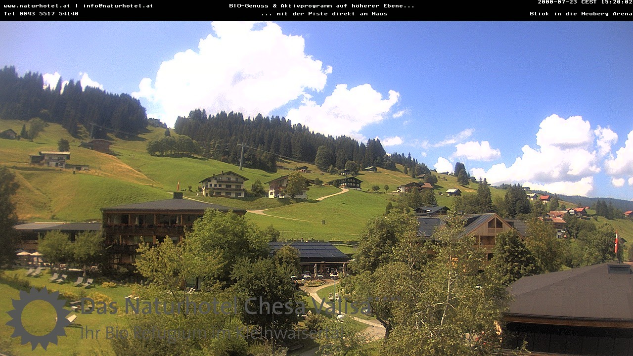 Archived image Webcam Chesa Valisa Oberhirschegg