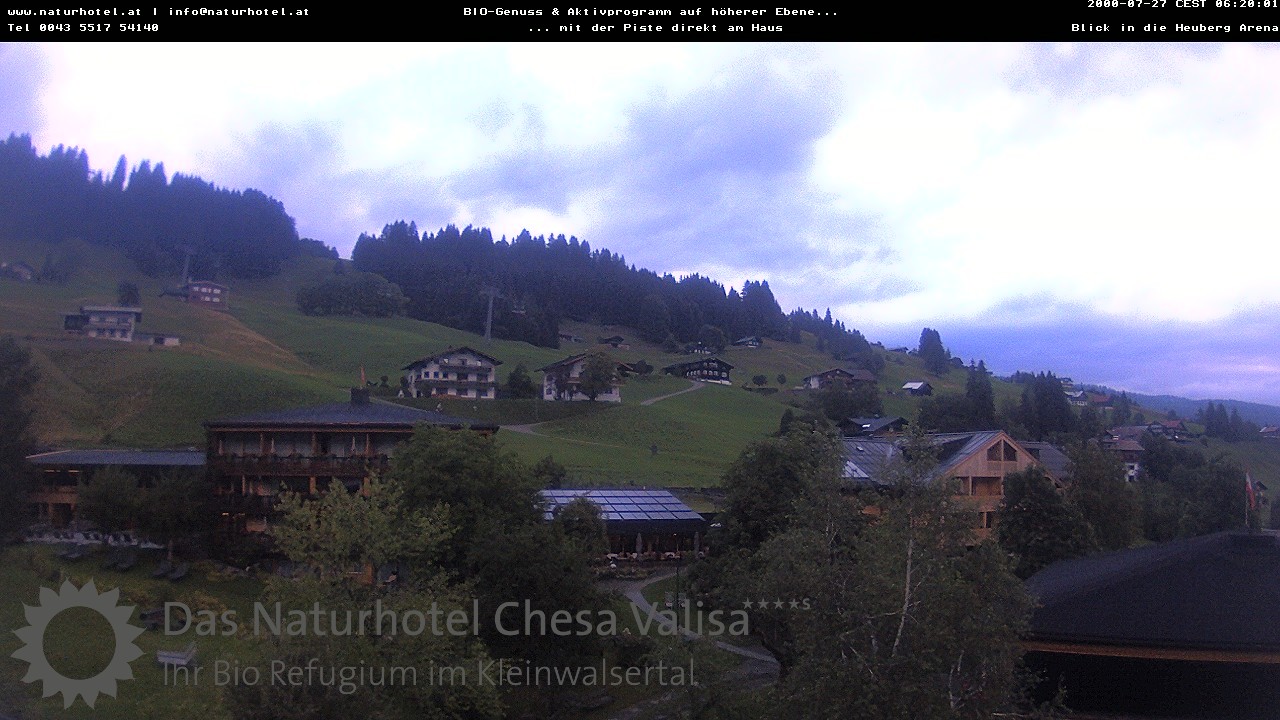 Archived image Webcam Chesa Valisa Oberhirschegg