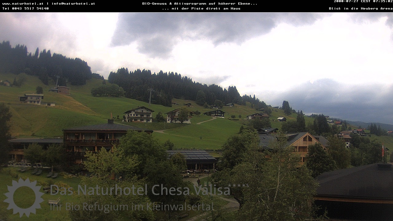 Archived image Webcam Chesa Valisa Oberhirschegg