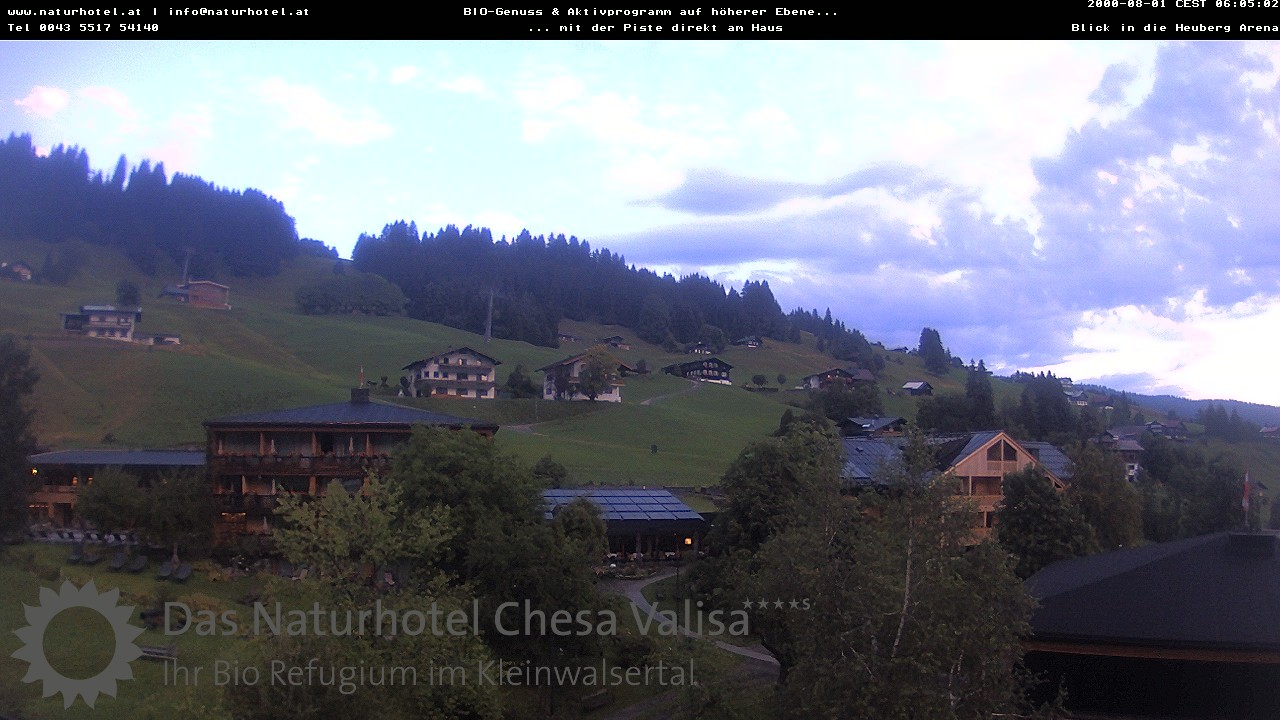 Archived image Webcam Chesa Valisa Oberhirschegg