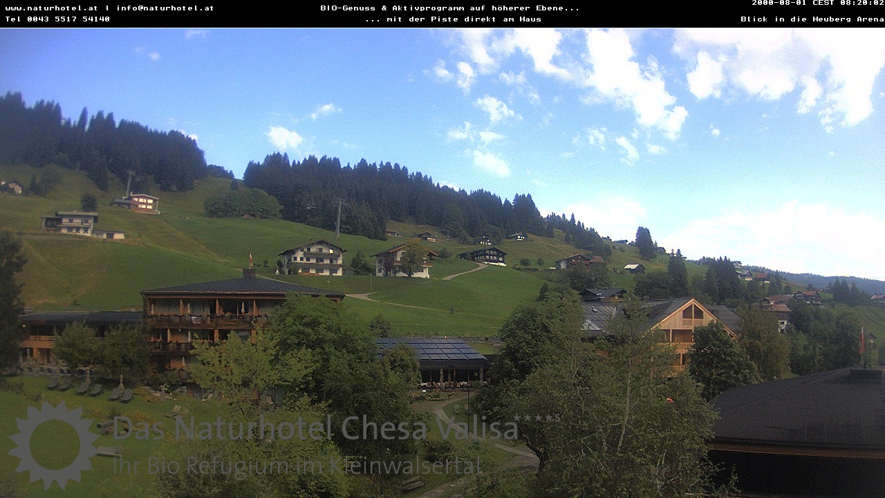 Archived image Webcam Chesa Valisa Oberhirschegg