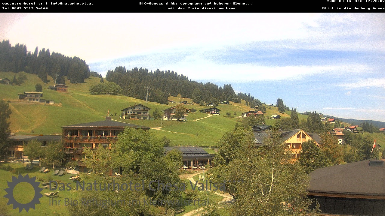 Archived image Webcam Chesa Valisa Oberhirschegg
