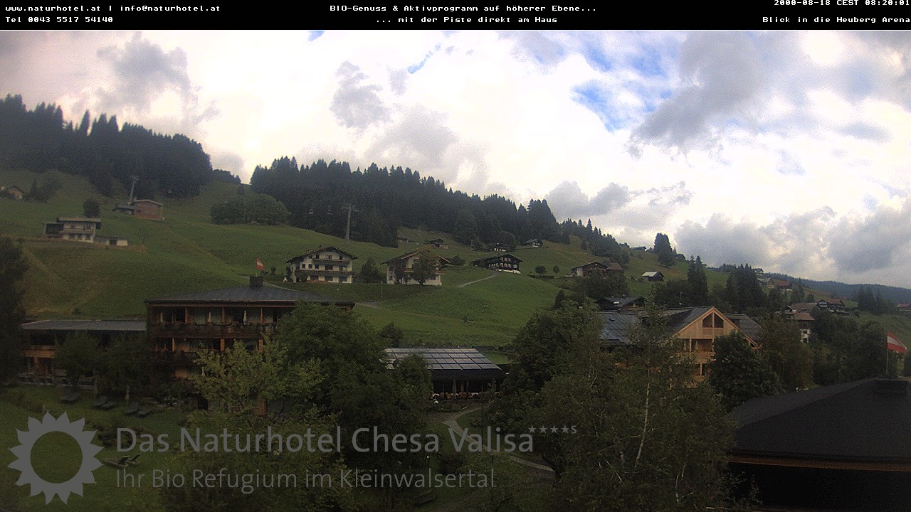 Archived image Webcam Chesa Valisa Oberhirschegg