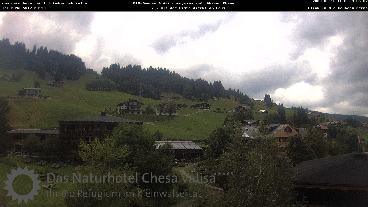 Archived image Webcam Chesa Valisa Oberhirschegg