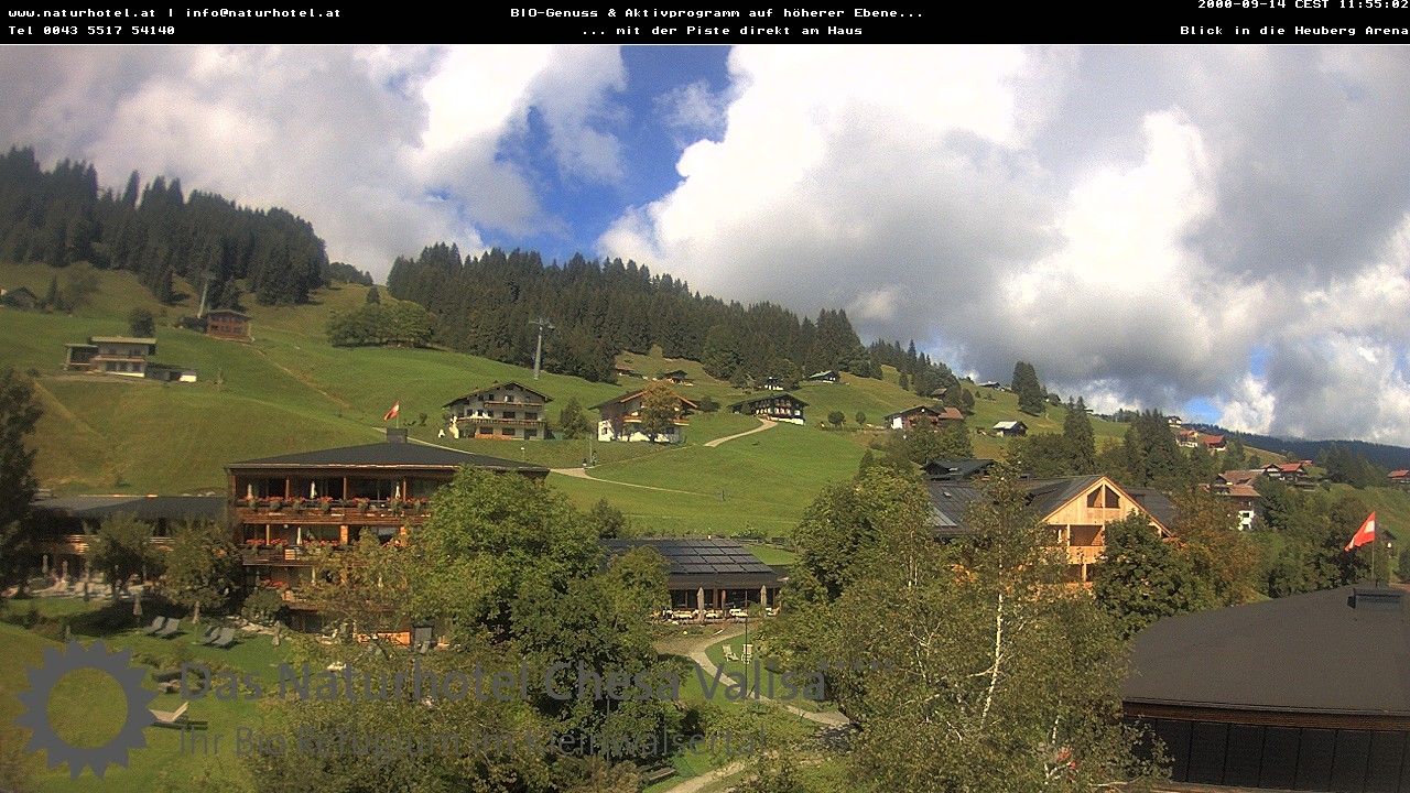 Archiv Foto Webcam Chesa Valisa Oberhirschegg