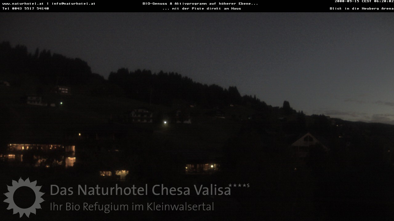 Archived image Webcam Chesa Valisa Oberhirschegg