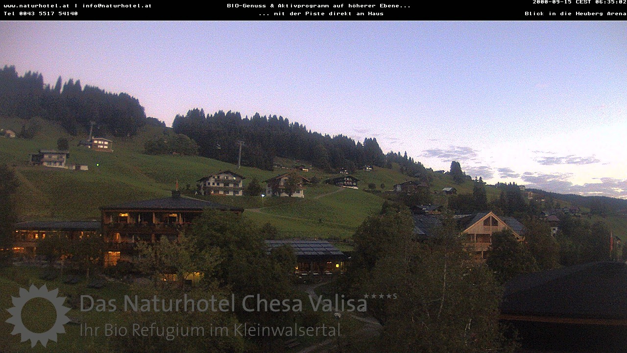 Archived image Webcam Chesa Valisa Oberhirschegg
