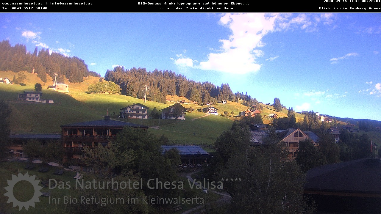 Archived image Webcam Chesa Valisa Oberhirschegg