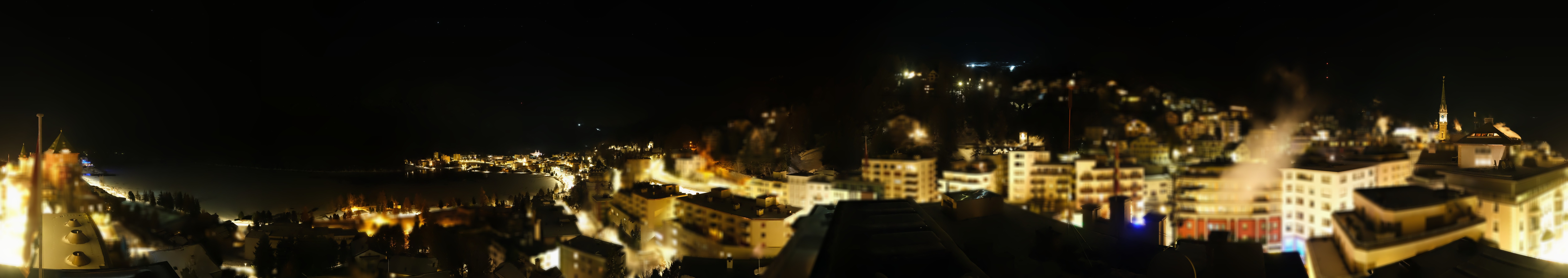 Archiv Foto Webcam St. Moritz Dorf II Ausblick Hotel Schweizerhof Richtung St. Moritz Bad