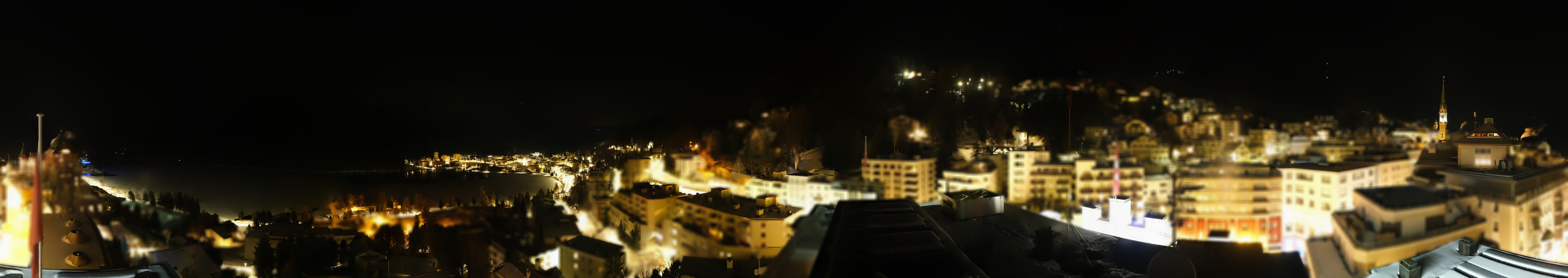Archiv Foto Webcam St. Moritz Dorf II Ausblick Hotel Schweizerhof Richtung St. Moritz Bad