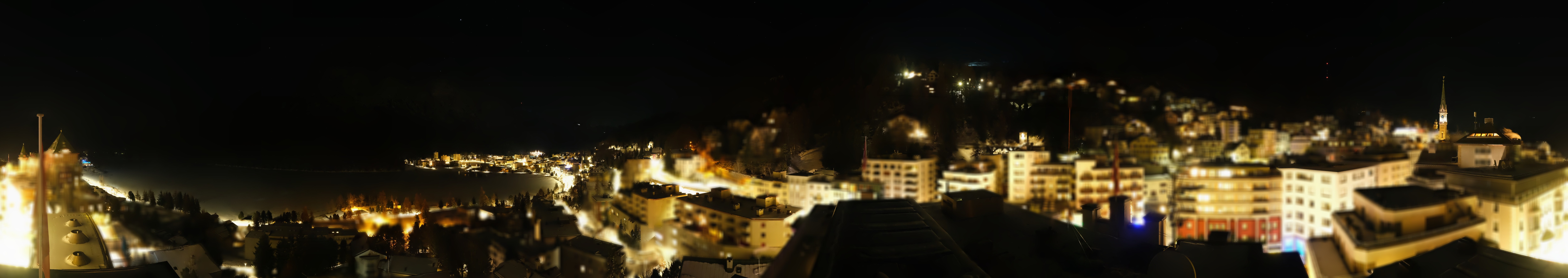 Archiv Foto Webcam St. Moritz Dorf II Ausblick Hotel Schweizerhof Richtung St. Moritz Bad