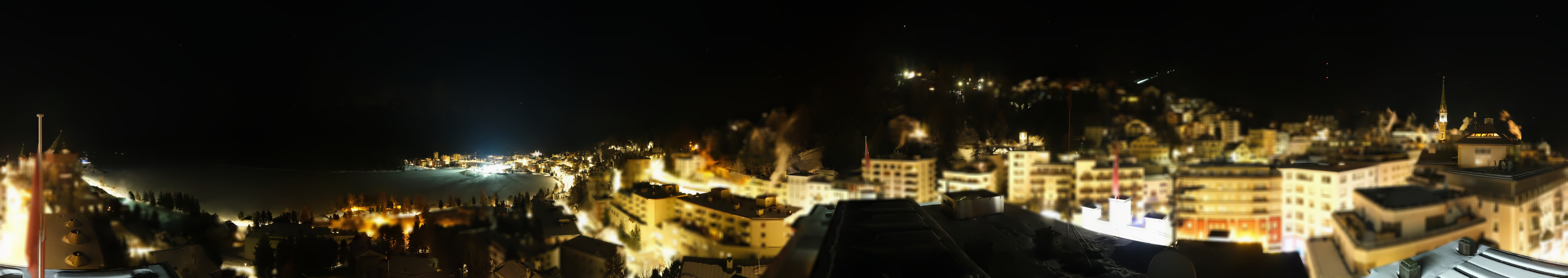 Archiv Foto Webcam St. Moritz Dorf II Ausblick Hotel Schweizerhof Richtung St. Moritz Bad
