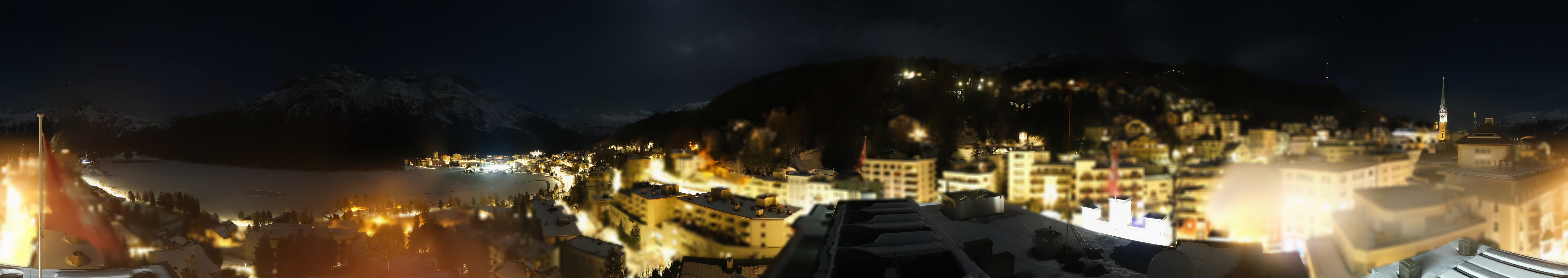 Archiv Foto Webcam St. Moritz Dorf II Ausblick Hotel Schweizerhof Richtung St. Moritz Bad