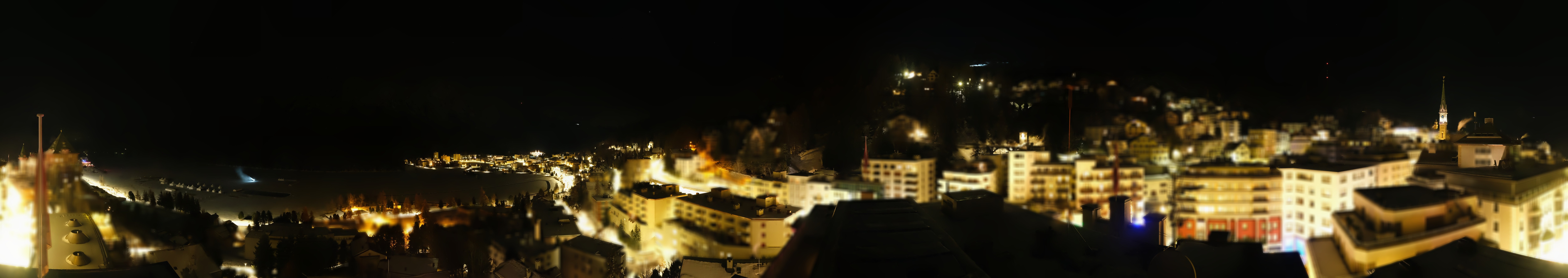 Archiv Foto Webcam St. Moritz Dorf II Ausblick Hotel Schweizerhof Richtung St. Moritz Bad