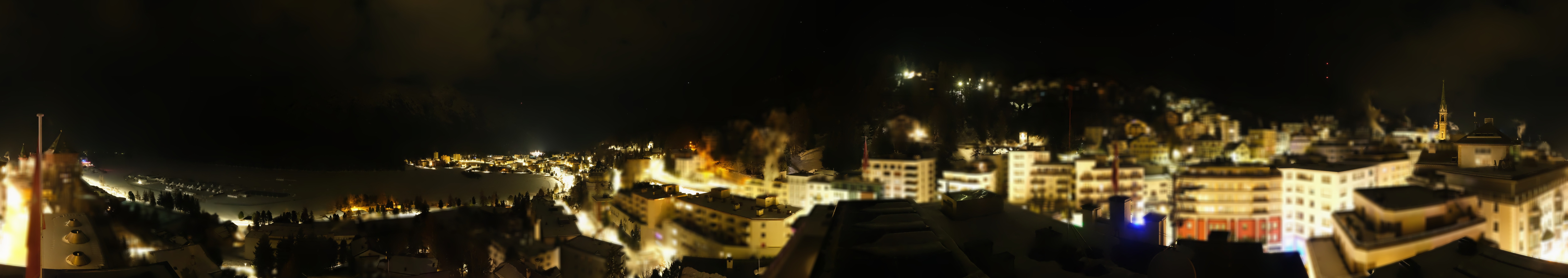 Archiv Foto Webcam St. Moritz Dorf II Ausblick Hotel Schweizerhof Richtung St. Moritz Bad