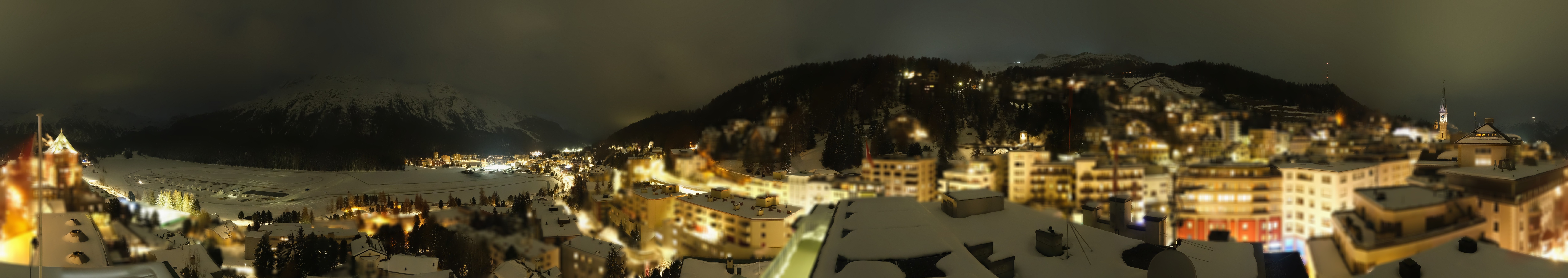 Archiv Foto Webcam St. Moritz Dorf II Ausblick Hotel Schweizerhof Richtung St. Moritz Bad