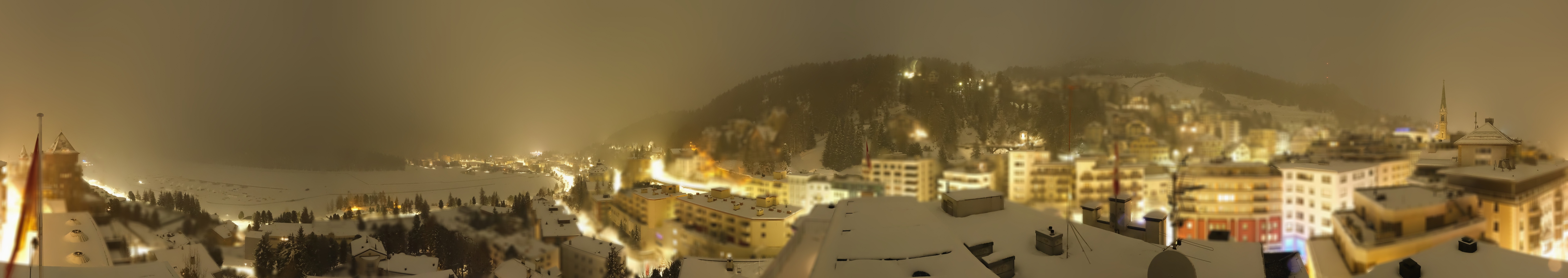 Archiv Foto Webcam St. Moritz Dorf II Ausblick Hotel Schweizerhof Richtung St. Moritz Bad