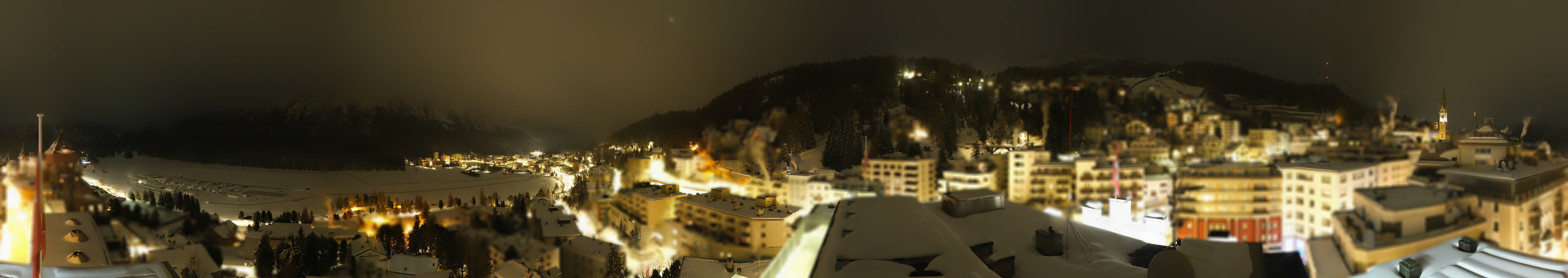Archiv Foto Webcam St. Moritz Dorf II Ausblick Hotel Schweizerhof Richtung St. Moritz Bad