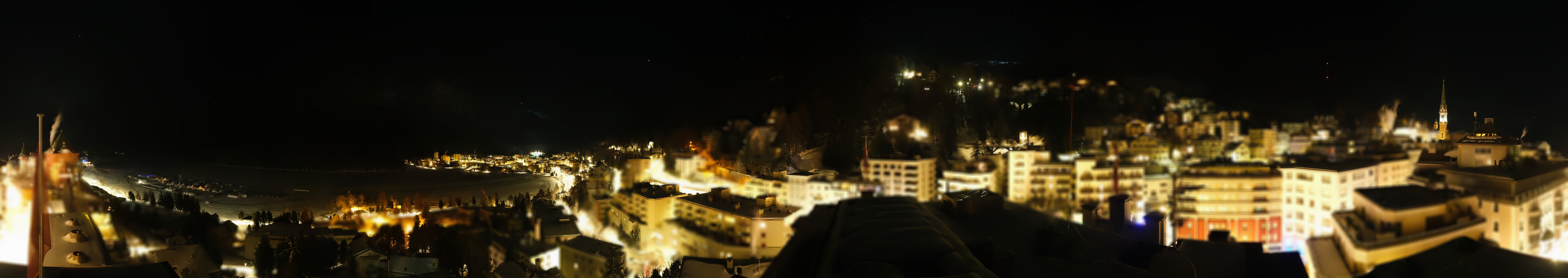 Archiv Foto Webcam St. Moritz Dorf II Ausblick Hotel Schweizerhof Richtung St. Moritz Bad