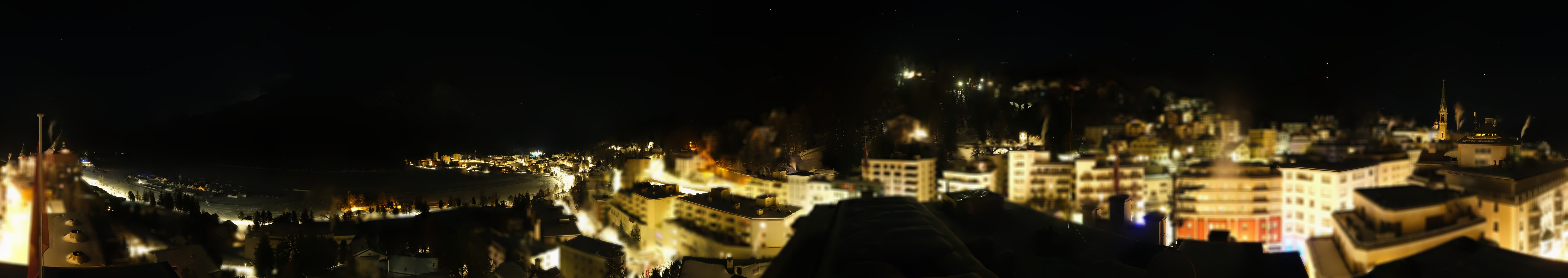 Archiv Foto Webcam St. Moritz Dorf II Ausblick Hotel Schweizerhof Richtung St. Moritz Bad