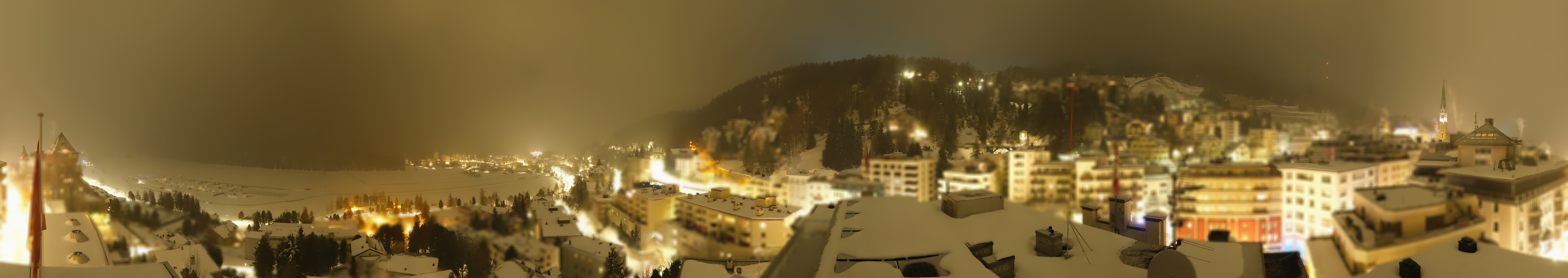 Archiv Foto Webcam St. Moritz Dorf II Ausblick Hotel Schweizerhof Richtung St. Moritz Bad
