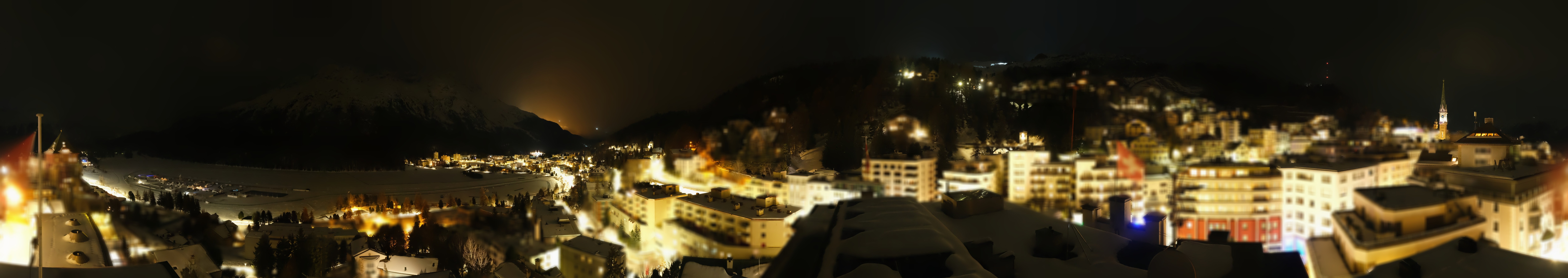 Archiv Foto Webcam St. Moritz Dorf II Ausblick Hotel Schweizerhof Richtung St. Moritz Bad