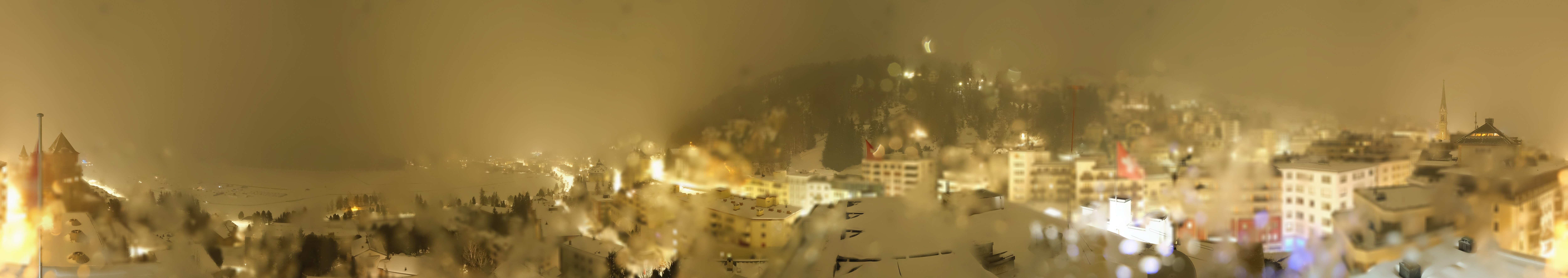 Archived image Webcam St. Moritz village II View from Hotel Schweizerhof towards St. Moritz Bad