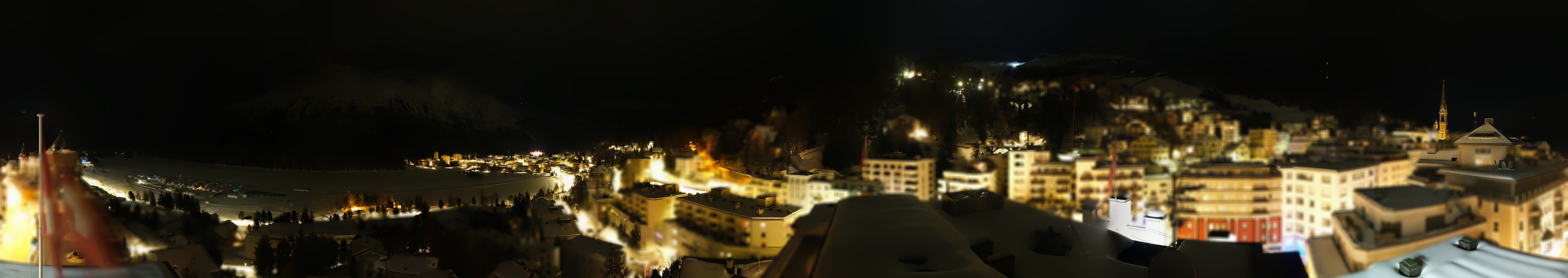 Archiv Foto Webcam St. Moritz Dorf II Ausblick Hotel Schweizerhof Richtung St. Moritz Bad
