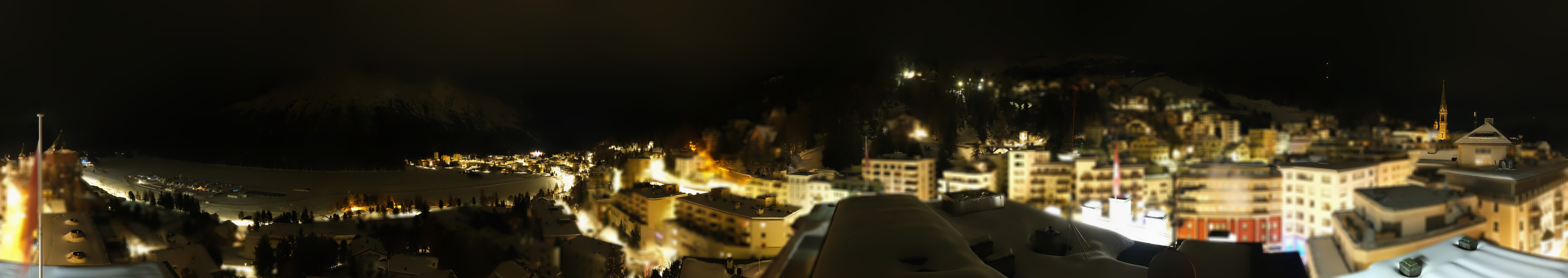 Archiv Foto Webcam St. Moritz Dorf II Ausblick Hotel Schweizerhof Richtung St. Moritz Bad