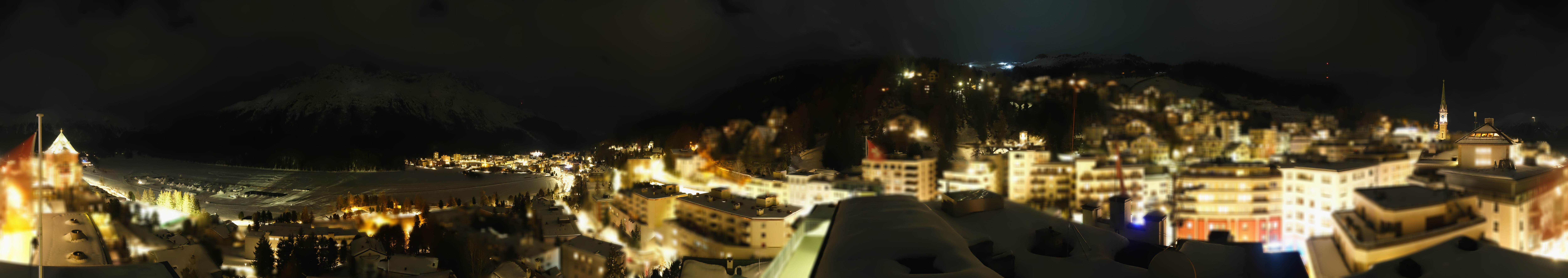 Archiv Foto Webcam St. Moritz Dorf II Ausblick Hotel Schweizerhof Richtung St. Moritz Bad