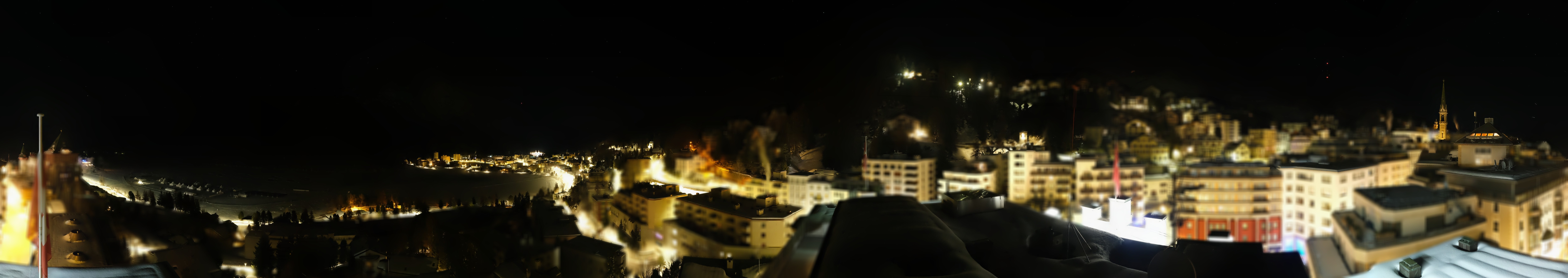 Archiv Foto Webcam St. Moritz Dorf II Ausblick Hotel Schweizerhof Richtung St. Moritz Bad