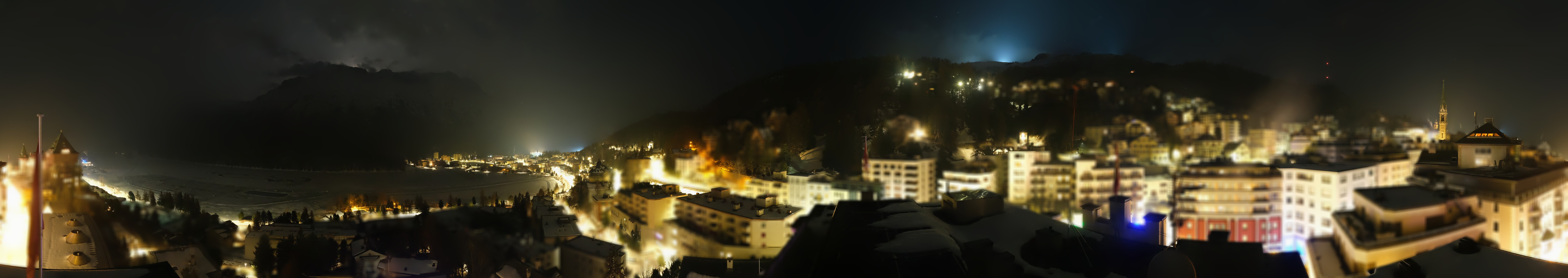 Archiv Foto Webcam St. Moritz Dorf II Ausblick Hotel Schweizerhof Richtung St. Moritz Bad