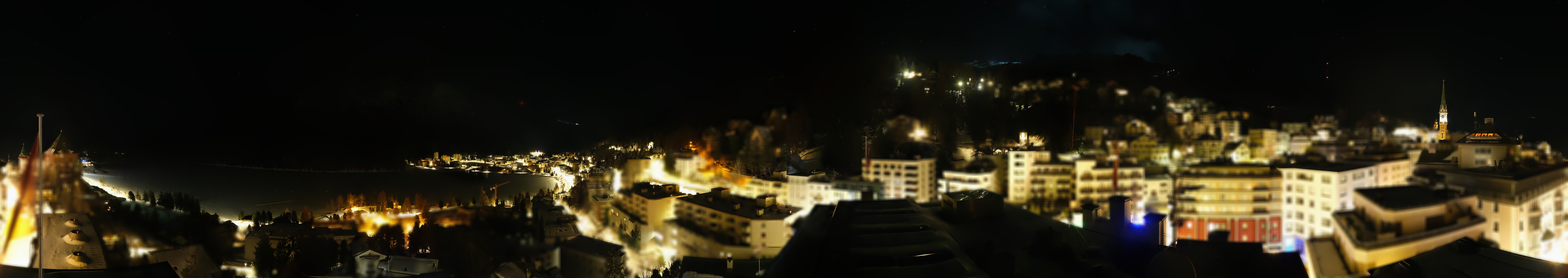 Archiv Foto Webcam St. Moritz Dorf II Ausblick Hotel Schweizerhof Richtung St. Moritz Bad