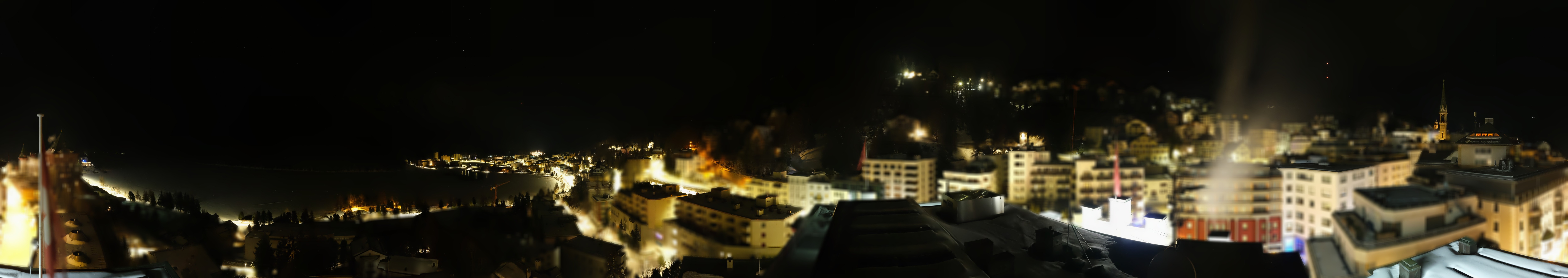 Archiv Foto Webcam St. Moritz Dorf II Ausblick Hotel Schweizerhof Richtung St. Moritz Bad