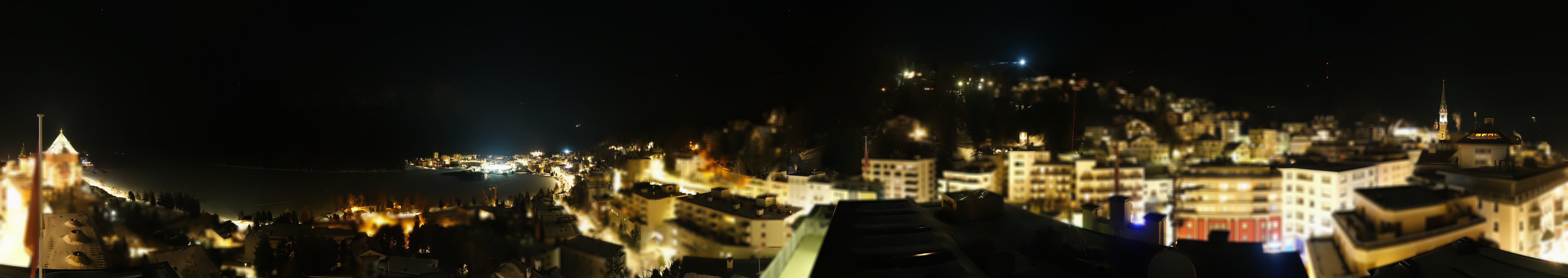 Archiv Foto Webcam St. Moritz Dorf II Ausblick Hotel Schweizerhof Richtung St. Moritz Bad