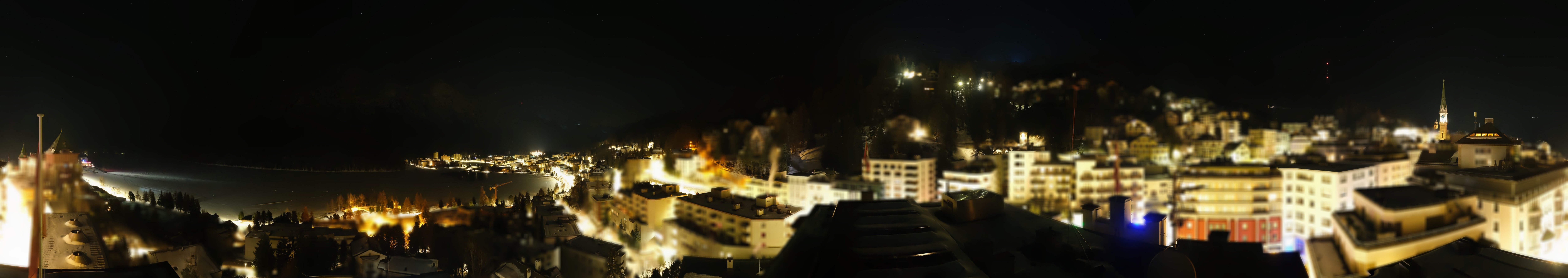 Archiv Foto Webcam St. Moritz Dorf II Ausblick Hotel Schweizerhof Richtung St. Moritz Bad