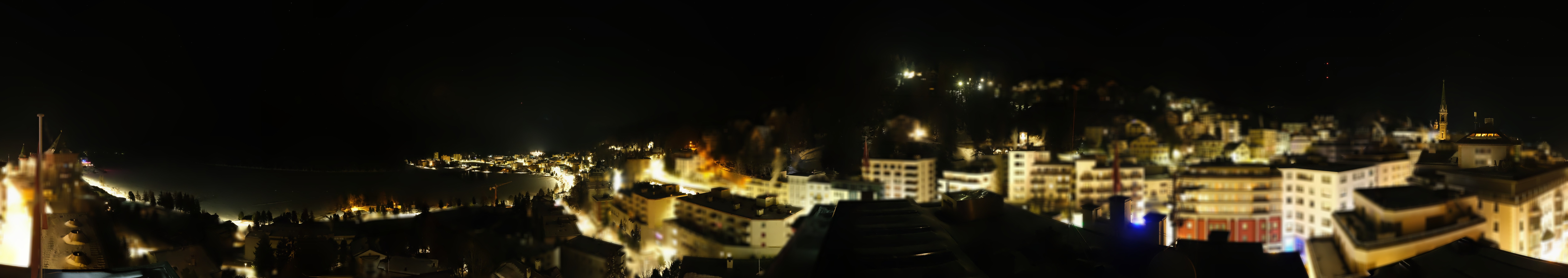 Archiv Foto Webcam St. Moritz Dorf II Ausblick Hotel Schweizerhof Richtung St. Moritz Bad