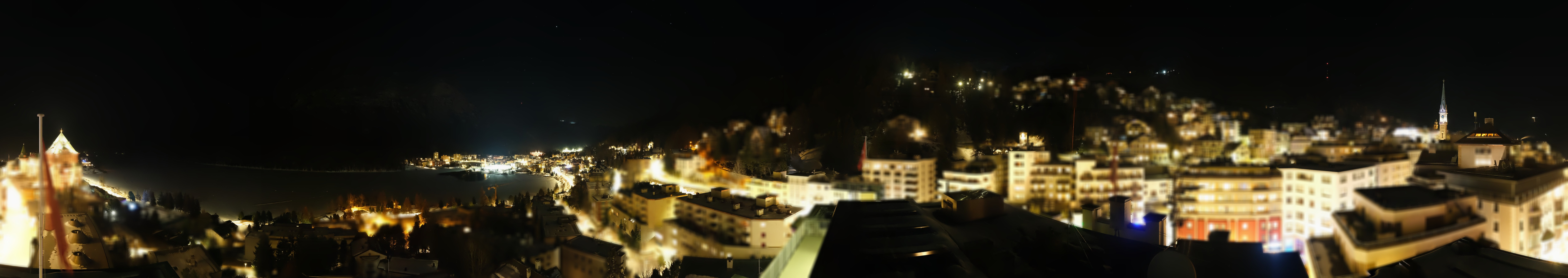 Archiv Foto Webcam St. Moritz Dorf II Ausblick Hotel Schweizerhof Richtung St. Moritz Bad