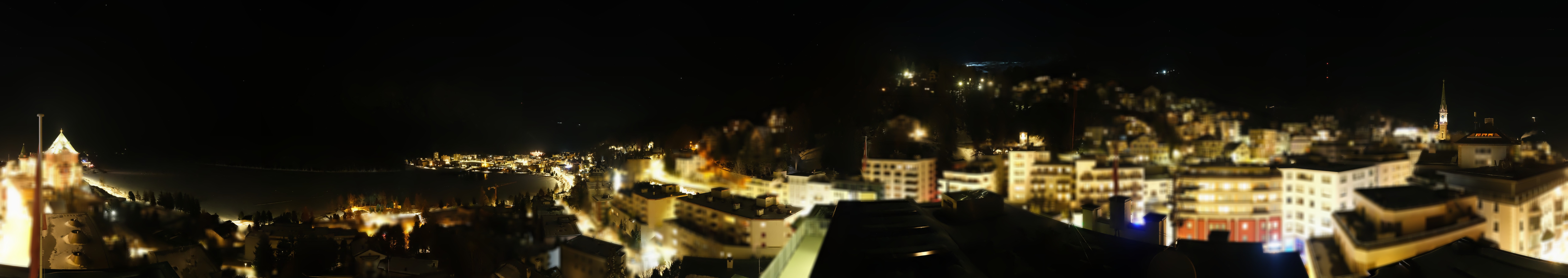 Archiv Foto Webcam St. Moritz Dorf II Ausblick Hotel Schweizerhof Richtung St. Moritz Bad