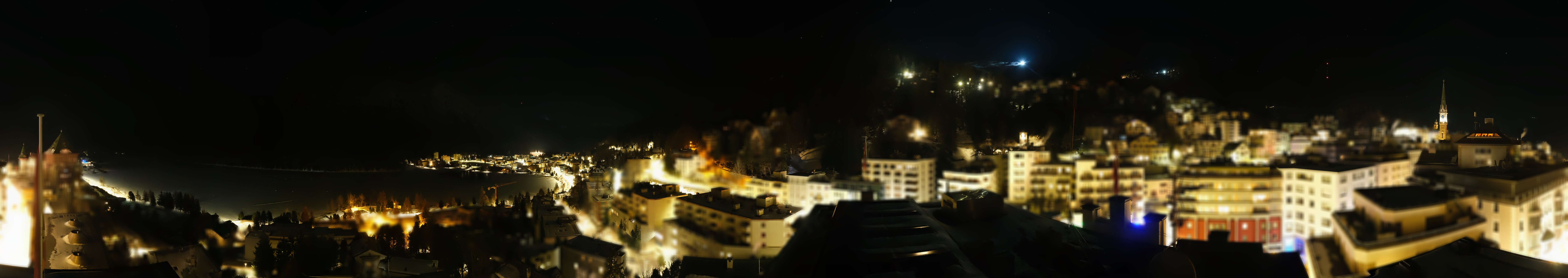 Archiv Foto Webcam St. Moritz Dorf II Ausblick Hotel Schweizerhof Richtung St. Moritz Bad