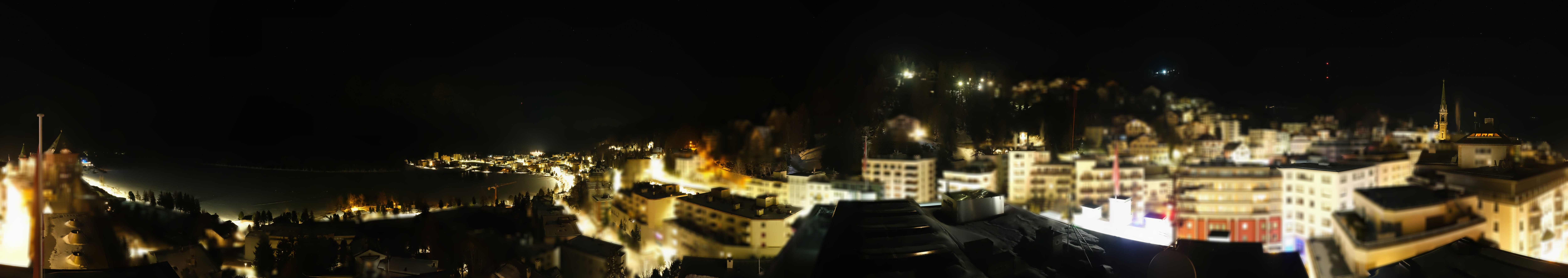 Archiv Foto Webcam St. Moritz Dorf II Ausblick Hotel Schweizerhof Richtung St. Moritz Bad
