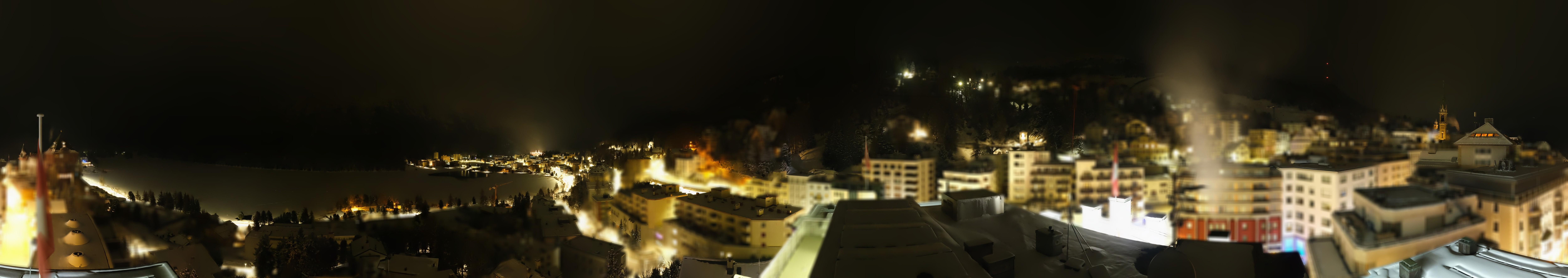Archiv Foto Webcam St. Moritz Dorf II Ausblick Hotel Schweizerhof Richtung St. Moritz Bad